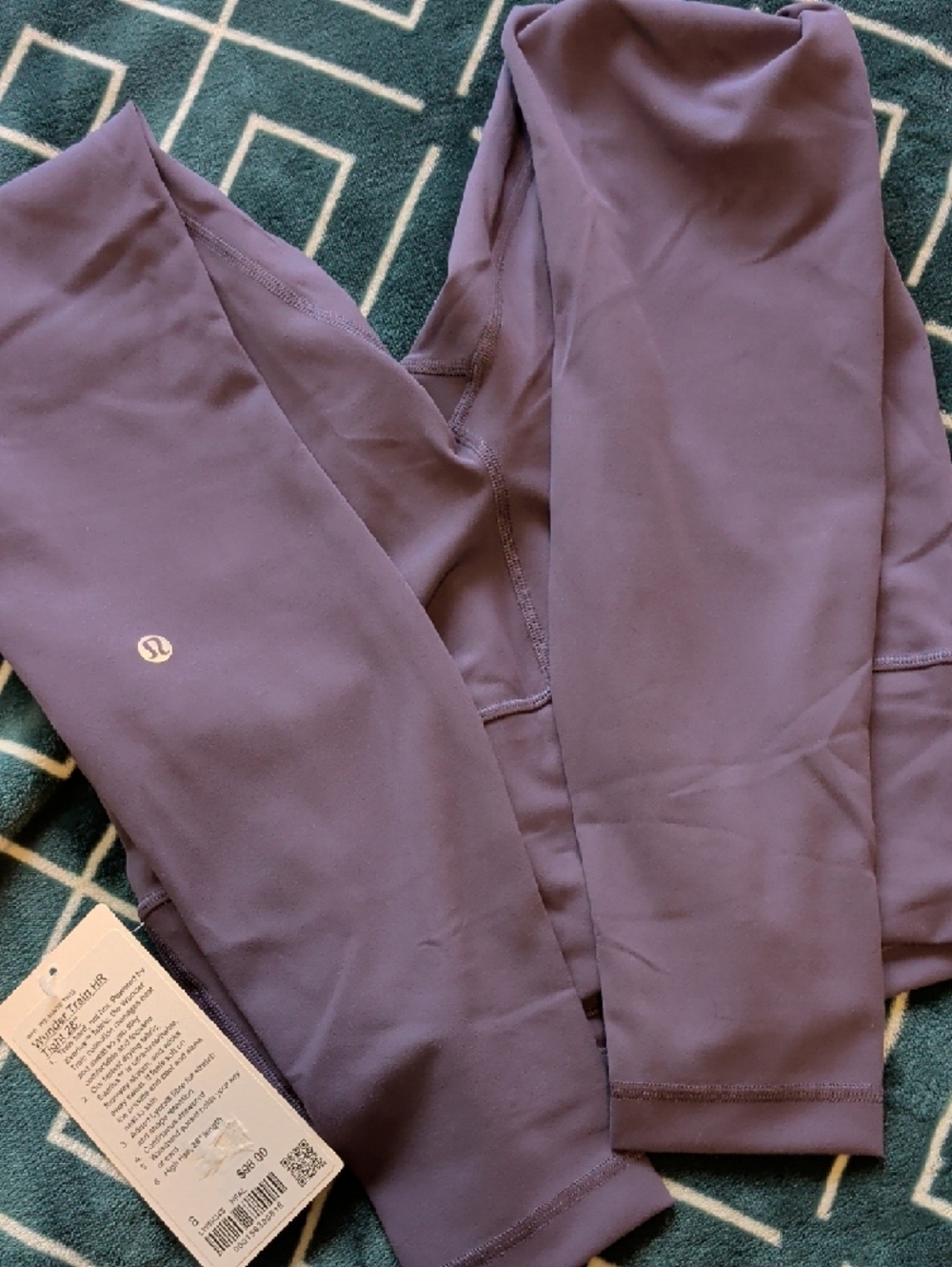 lululemon athletica Mauve High-Rise Wunder Train HR Tights - Picture 3 of 3